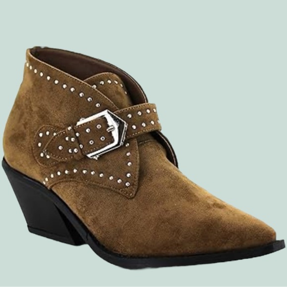 Newww!!Seven7 Dallas Faux Suede Ankle Boot Size 10 - Picture 1 of 10